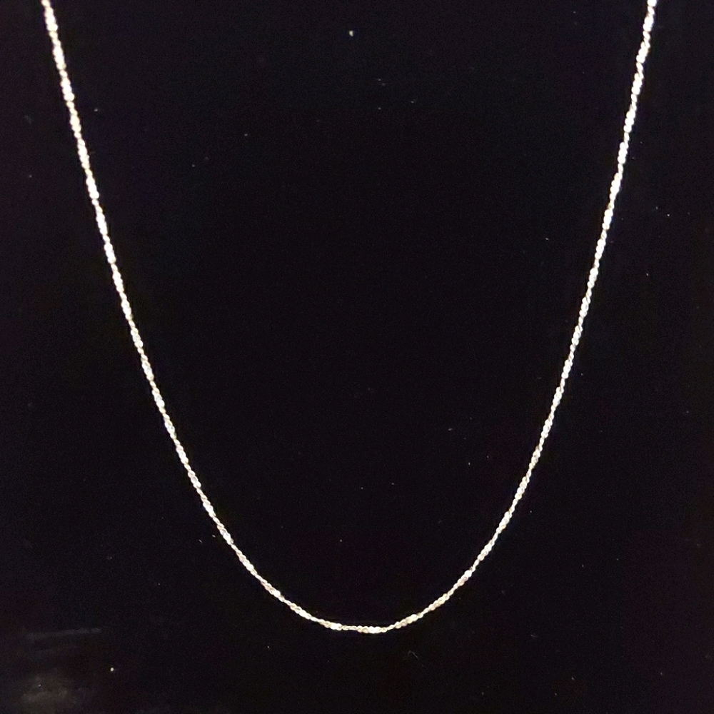 30in Italian 925 Modified Shimmery Rope Chain